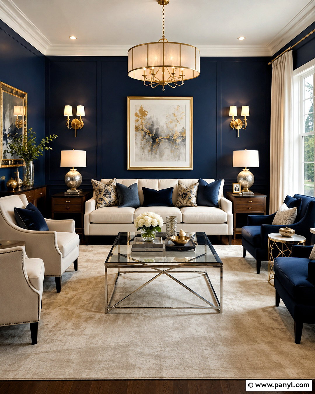 Gold Silver And Navy Metallic Palette - 20 metallic color palette ideas