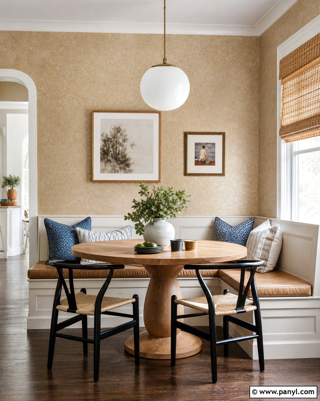 Gold Sparkle Paint Breakfast Nook - 20 Gold Sparkle Paint For Walls