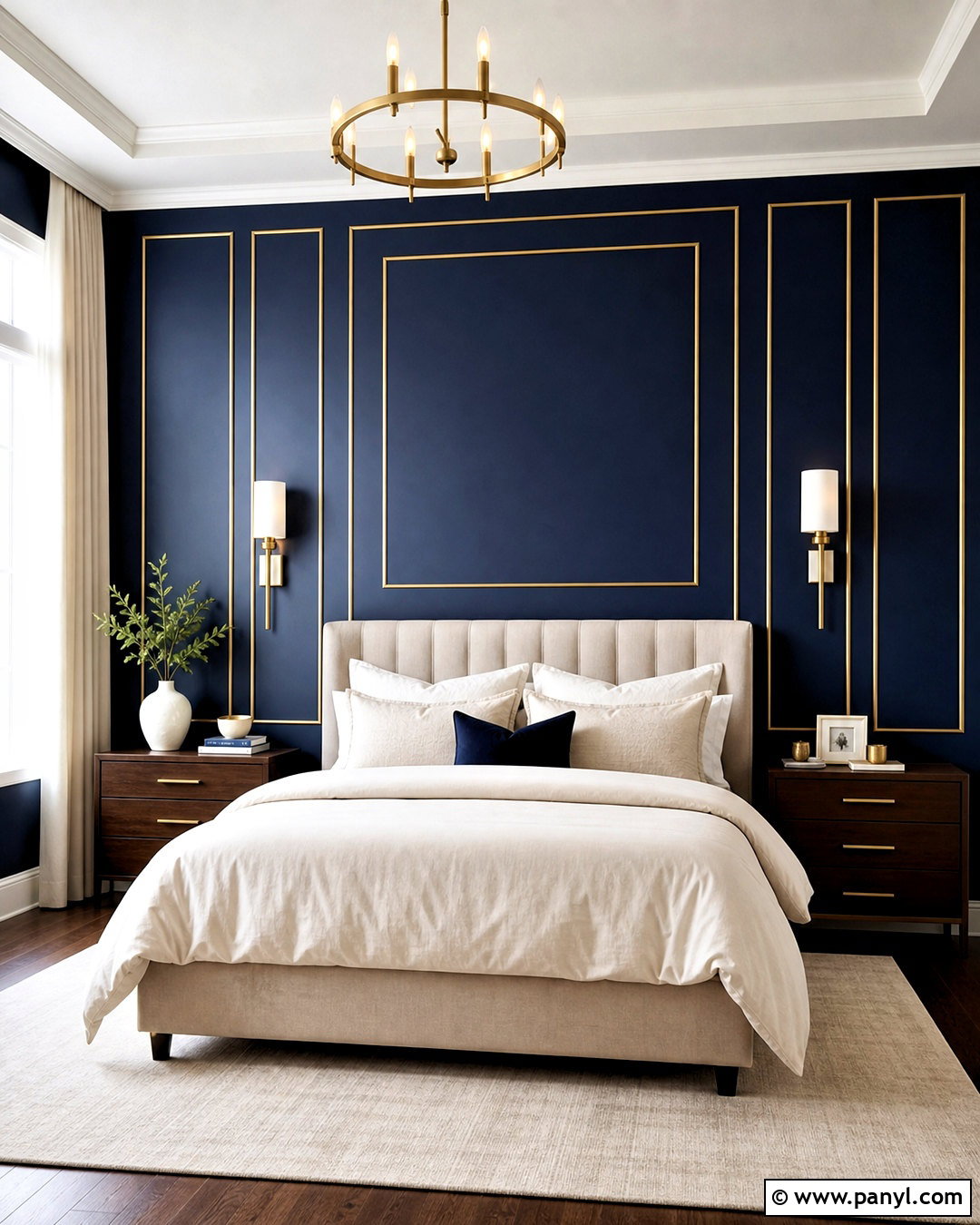 Gold Wall Line Design - 20 wall line design ideas
