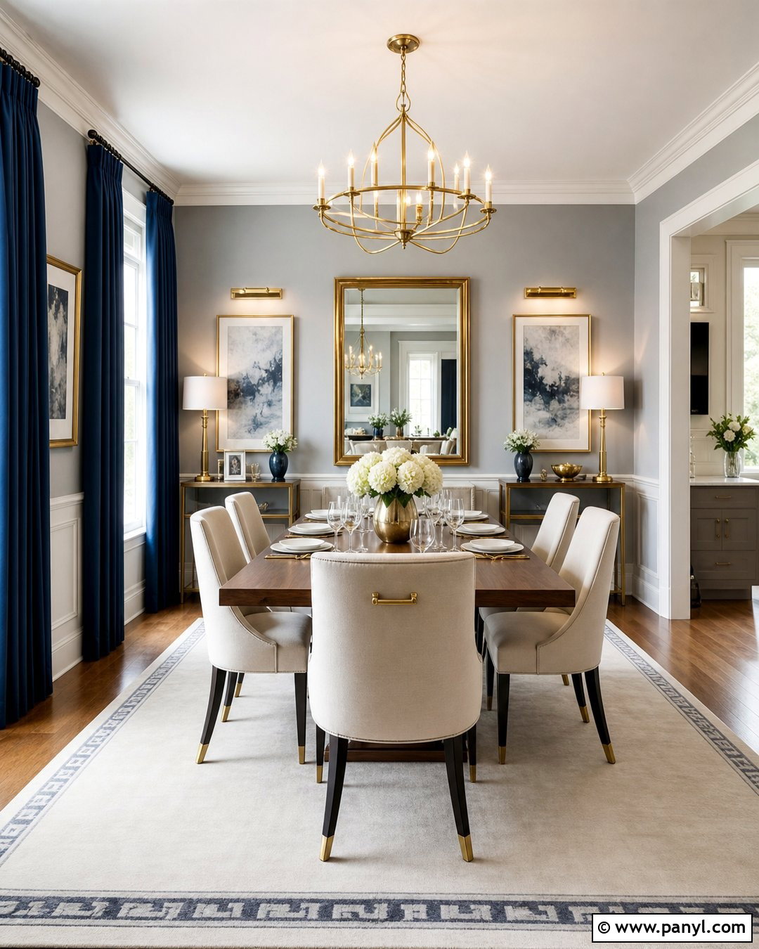 Gold With Gray Walls - 35 Accent Colors With Gray Walls