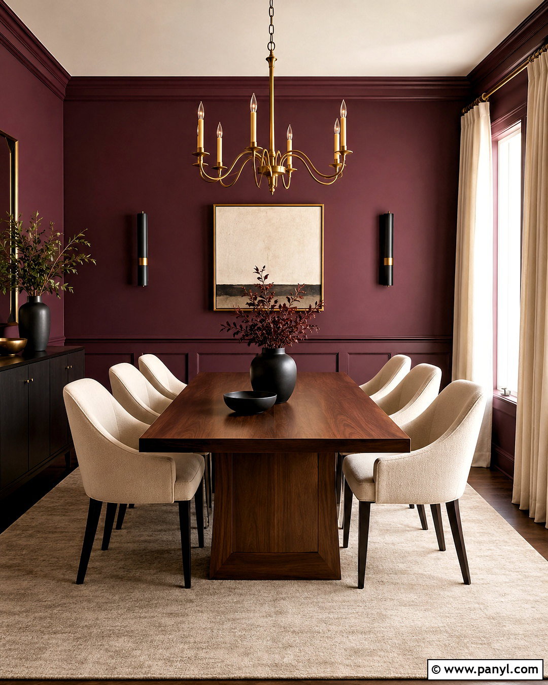 Gold With Purple Walls - 20 colors that go with purple walls