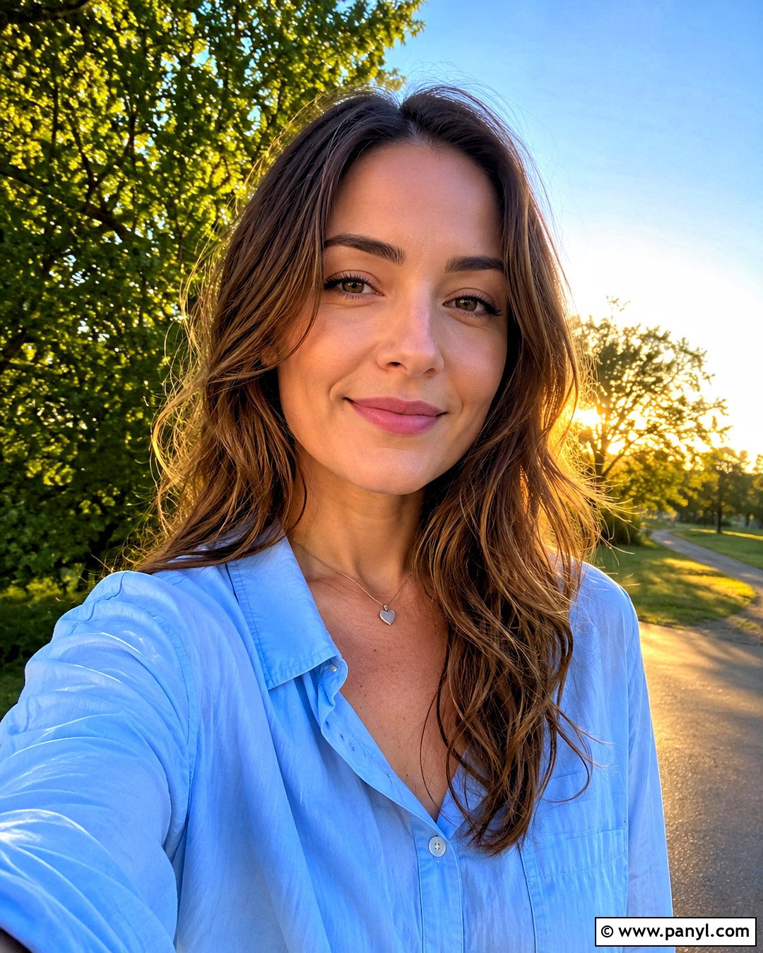 Golden Hour Outdoor Selfie - 20 pretty selfies