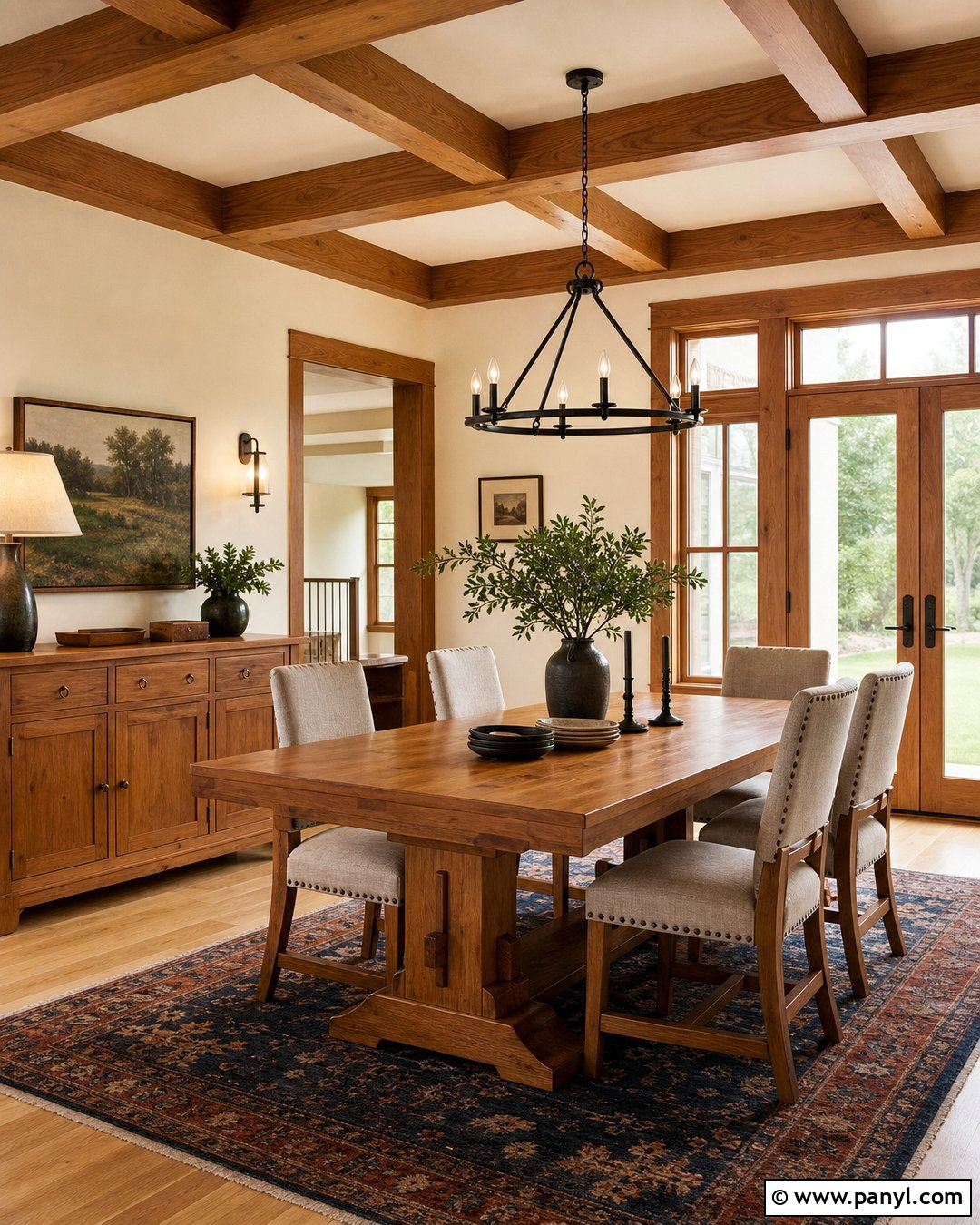 Golden Oak Alder Wood Dining Room - 20 Alder Wood Color Ideas