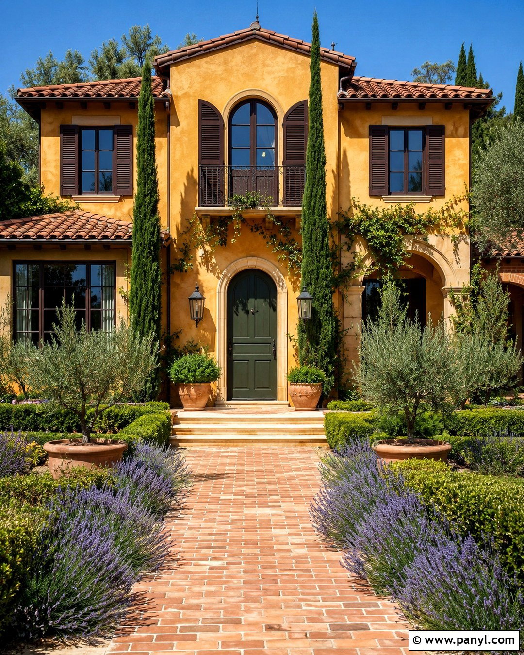 Golden Ochre Stucco Wall Color - 20 Stucco Wall Colors