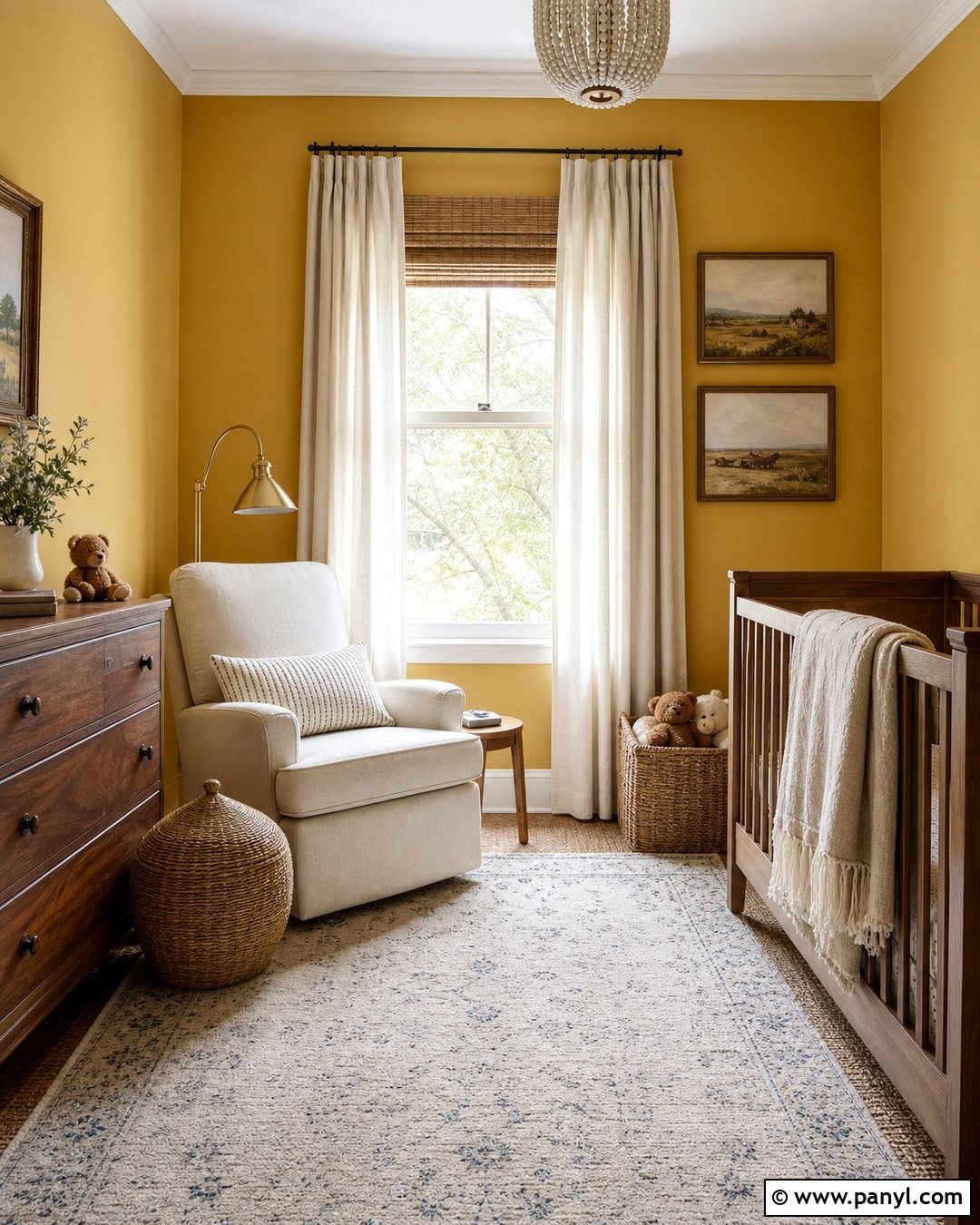 Golden Yellow Nursery Walls - 30 Yellow Nursery Walls