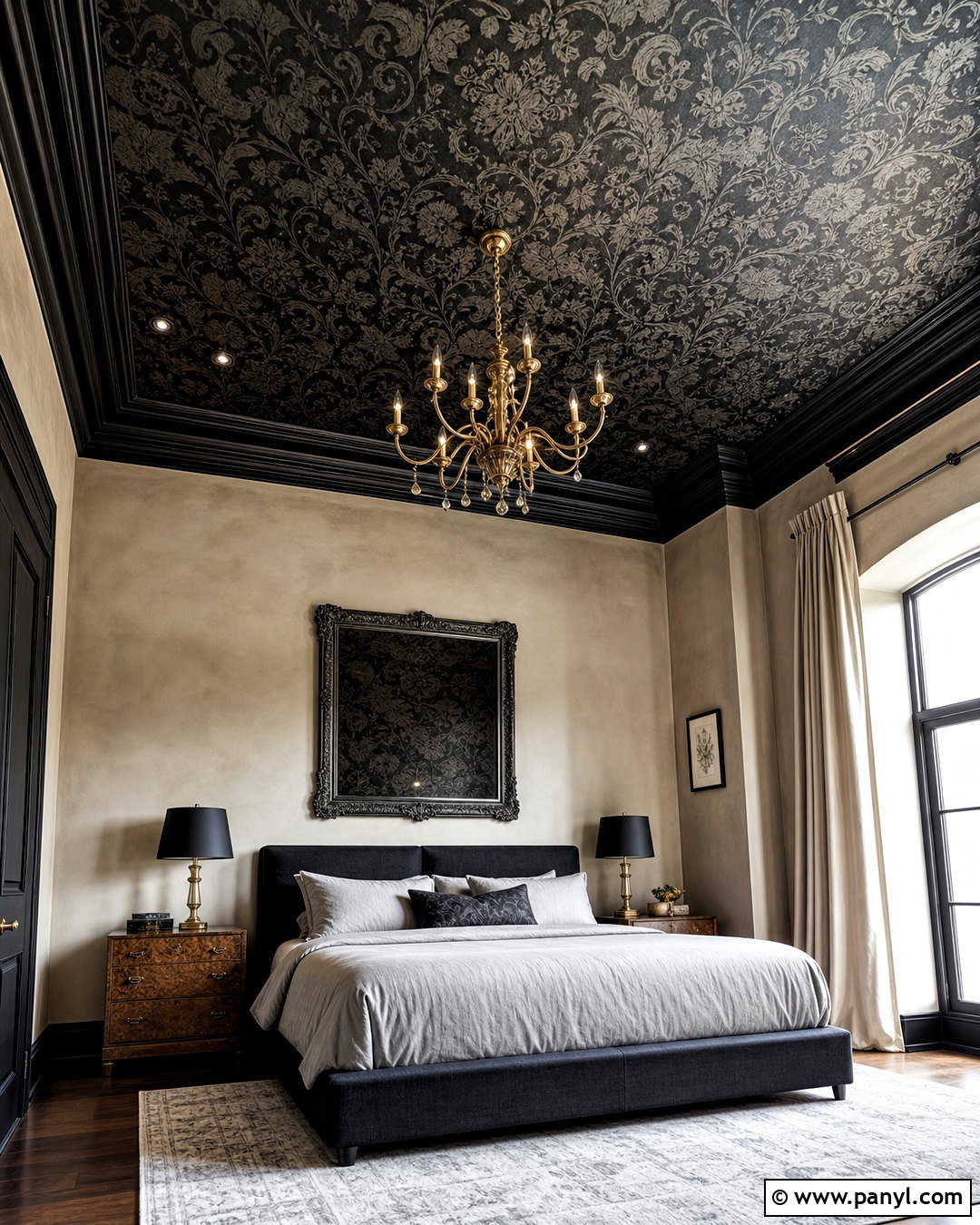 Gothic Damask Wallpaper Ceiling - 20 gothic damask pattern wallpaper ideas