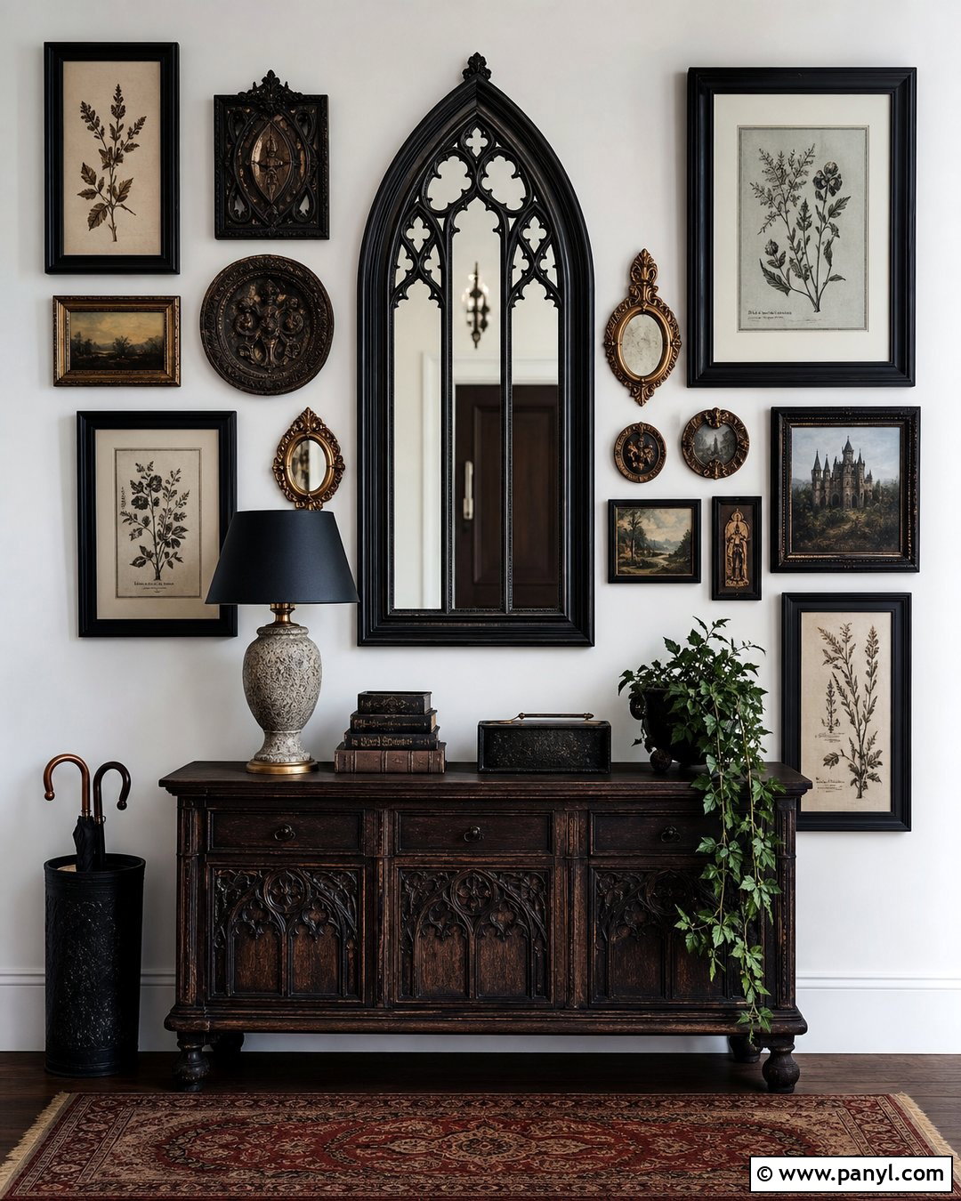 Gothic Gallery Wall - 30 Gothic Walls