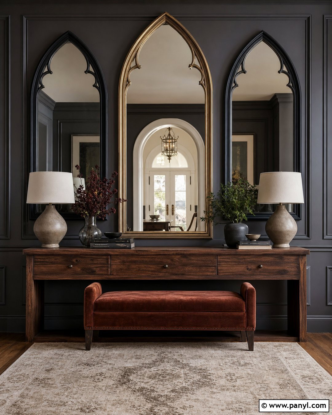 Gothic Mirror Wall - 30 Gothic Walls