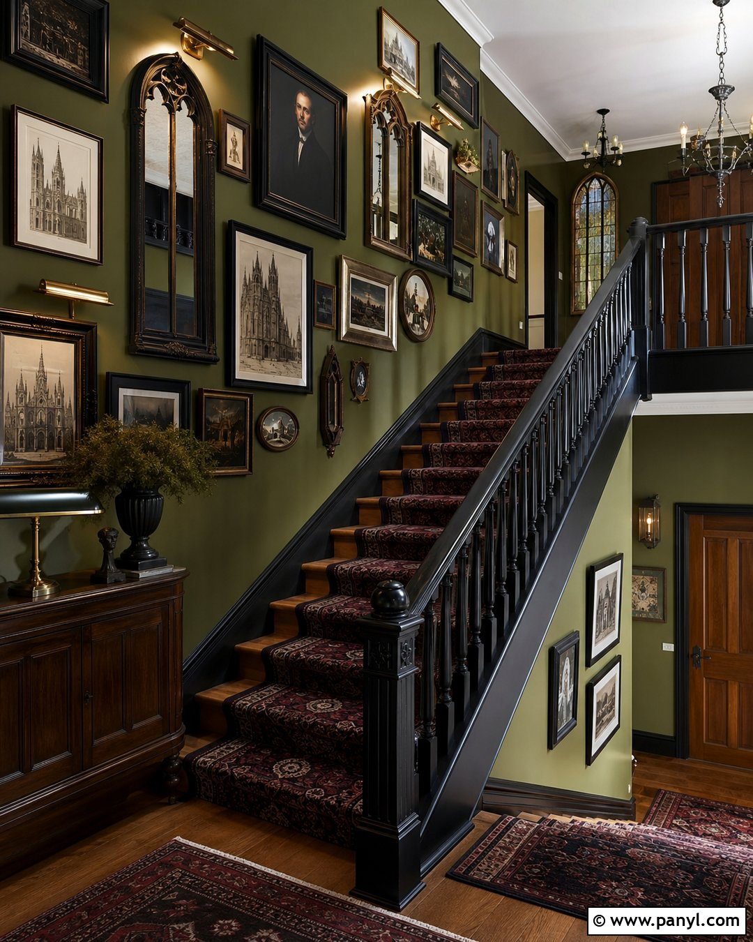 Gothic Staircase Wall - 30 Gothic Walls