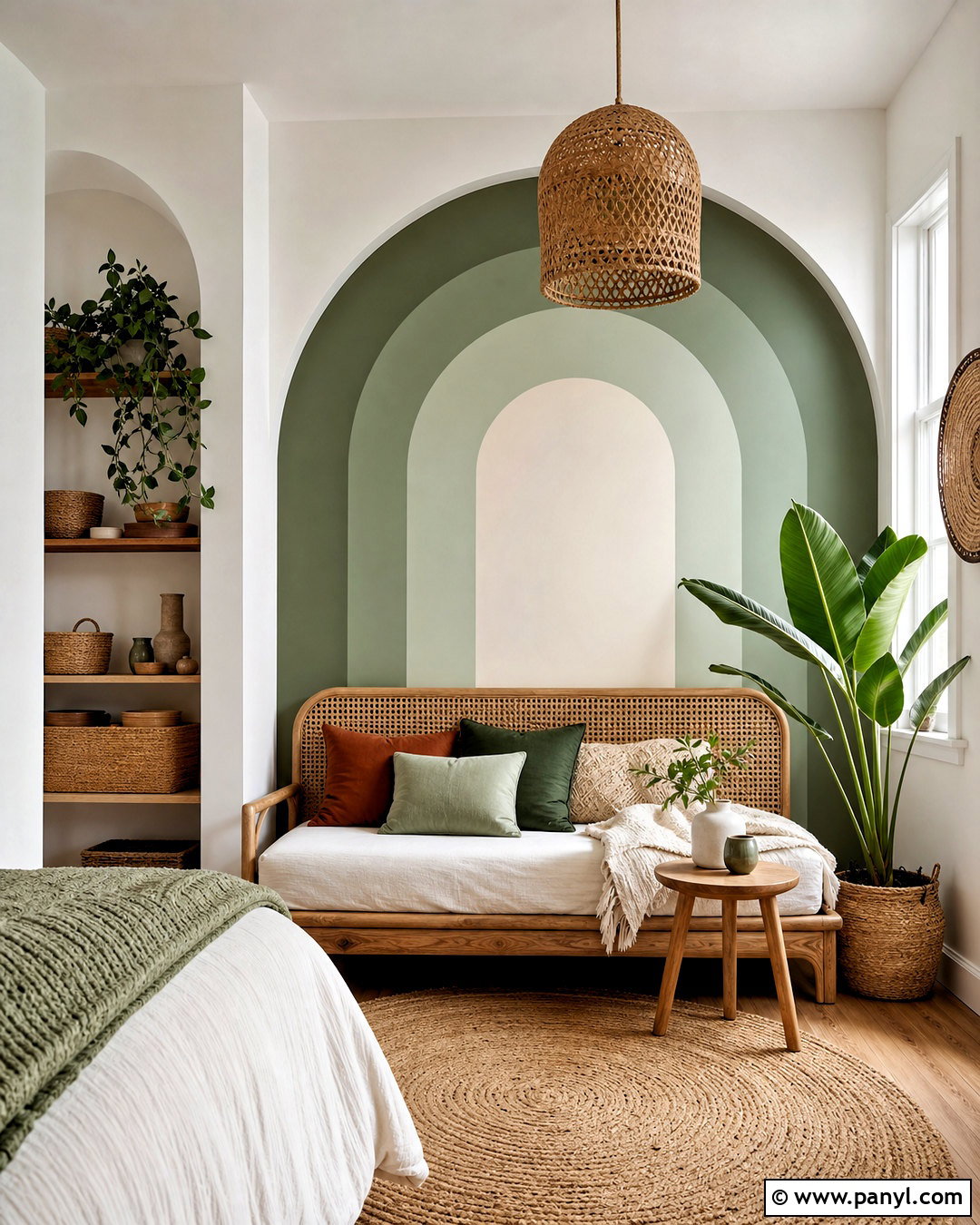 Gradient Arch Wall - 20 gradient wall ideas