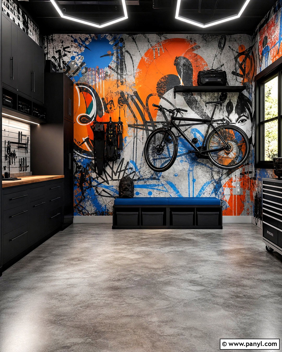 Graffiti Garage Wallpaper - 20 garage wallpaper ideas