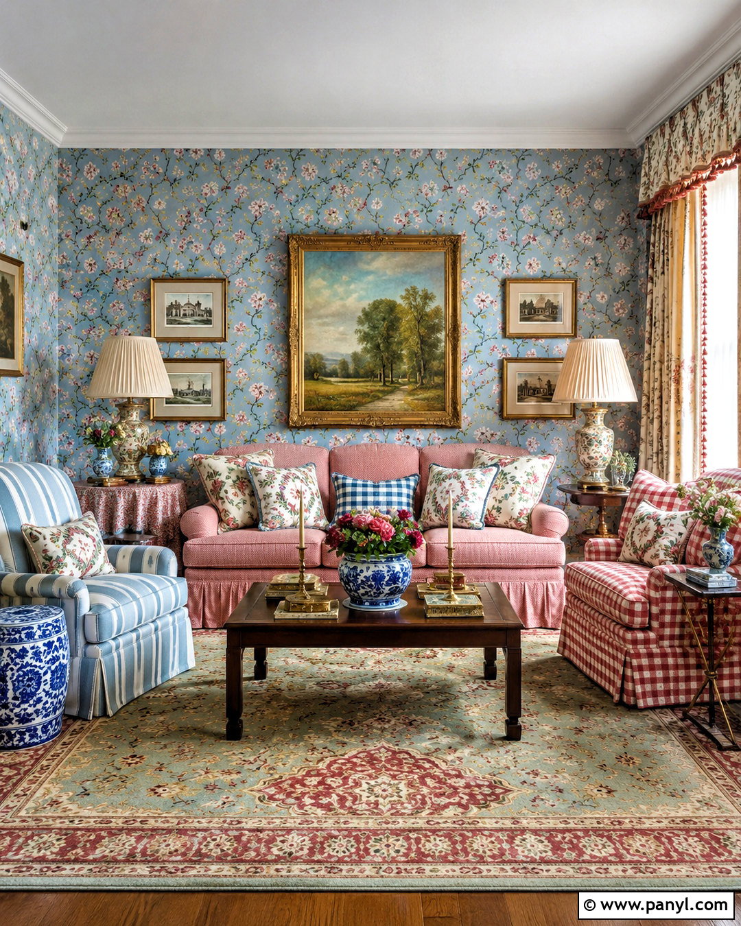 Grandmillennial Maximalist Living Room - 20 maximalist interior living room ideas