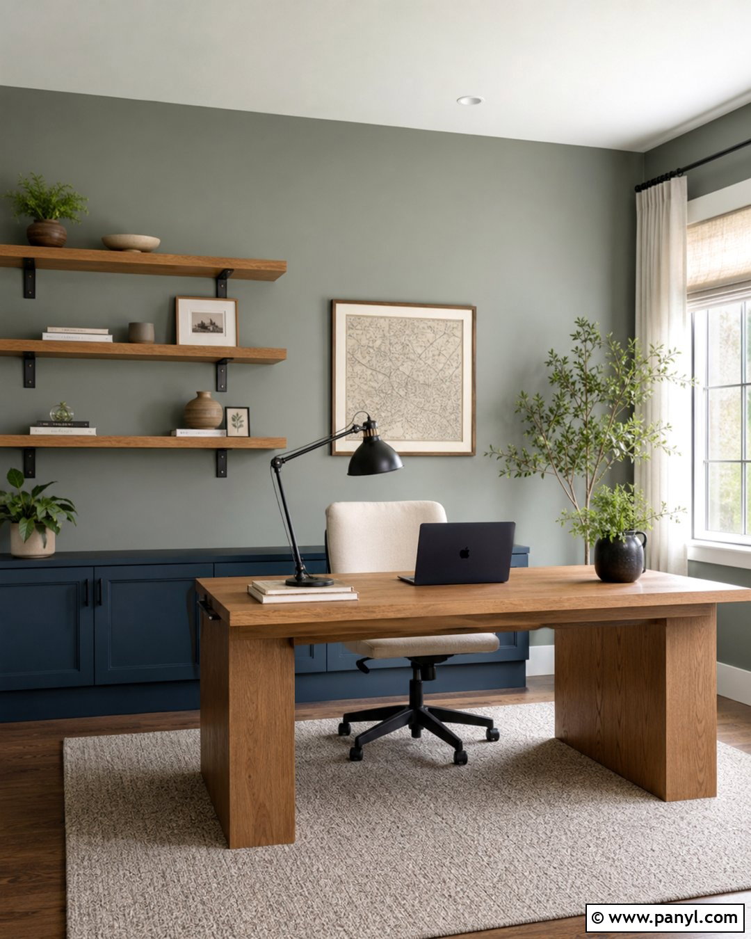 Granite Boulder Home Office - 20 Granite Boulder Paint Color Ideas
