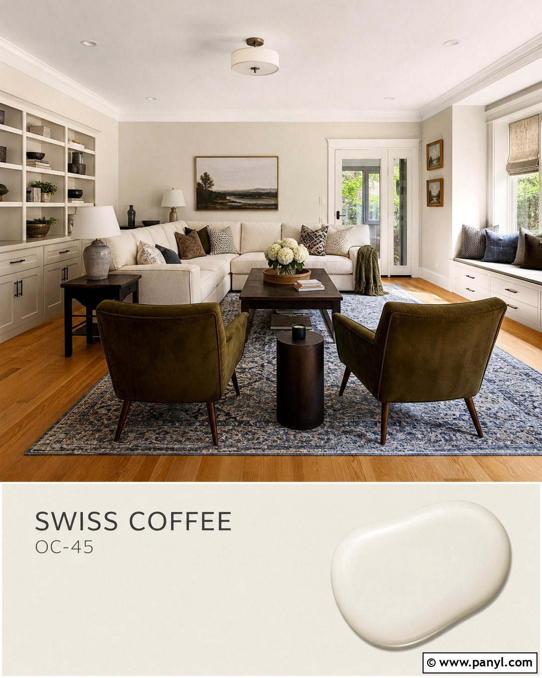 Grant Beige With Swiss Coffee - 45 swiss coffee coordinating colors