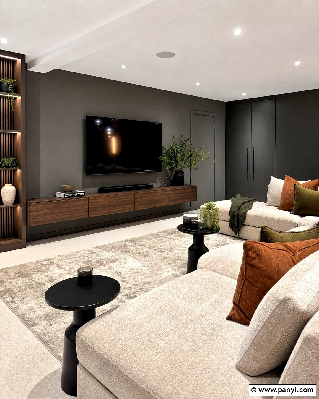 Graphite Gray Accent Wall - 20 grey accent wall colors