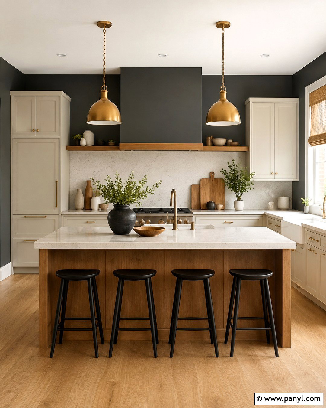 Graphite Gray Wall Color - 20 Dark Moody Wall Colors