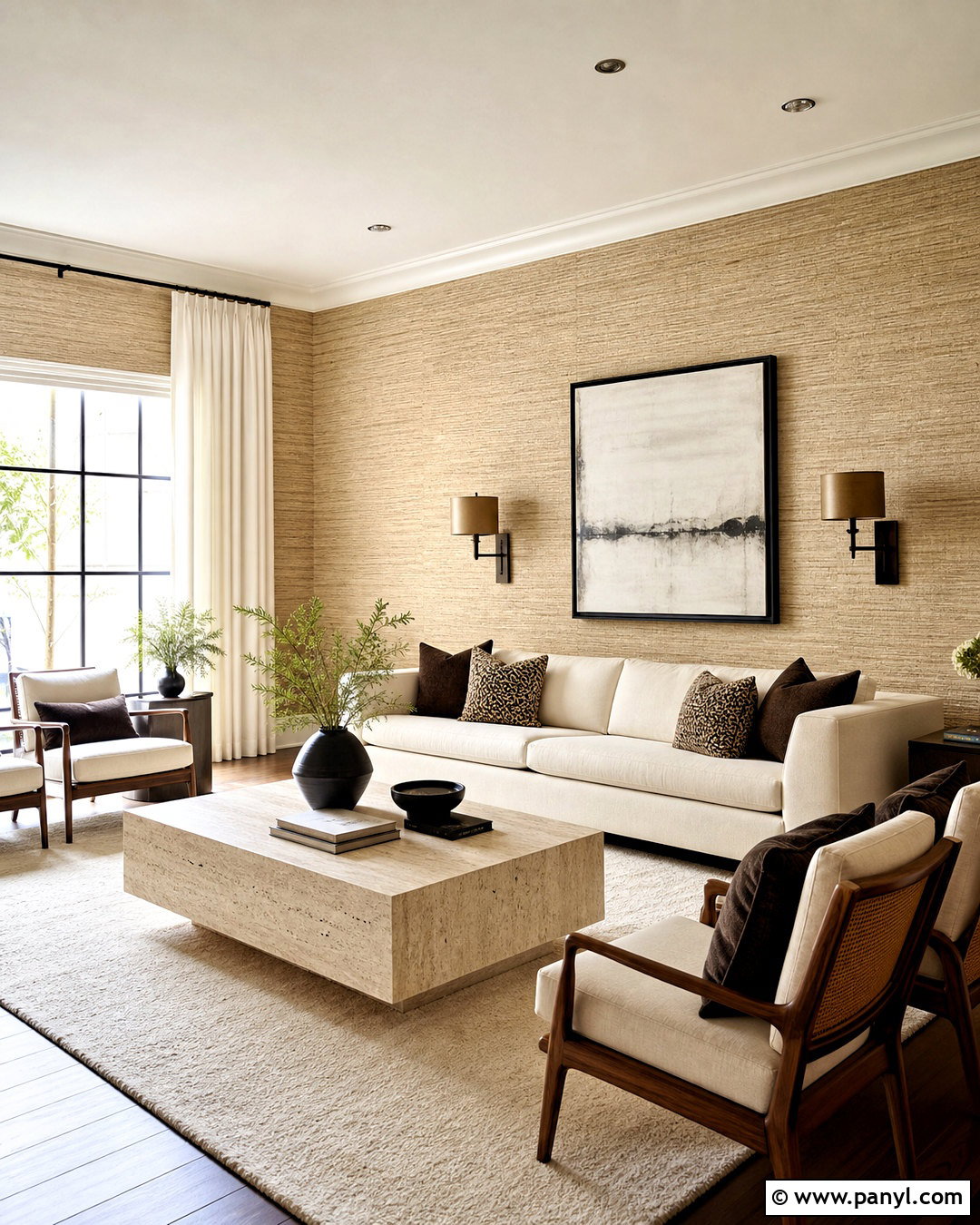 Grasscloth Living Room Wallpaper - 20 wallpaper for living room modern ideas
