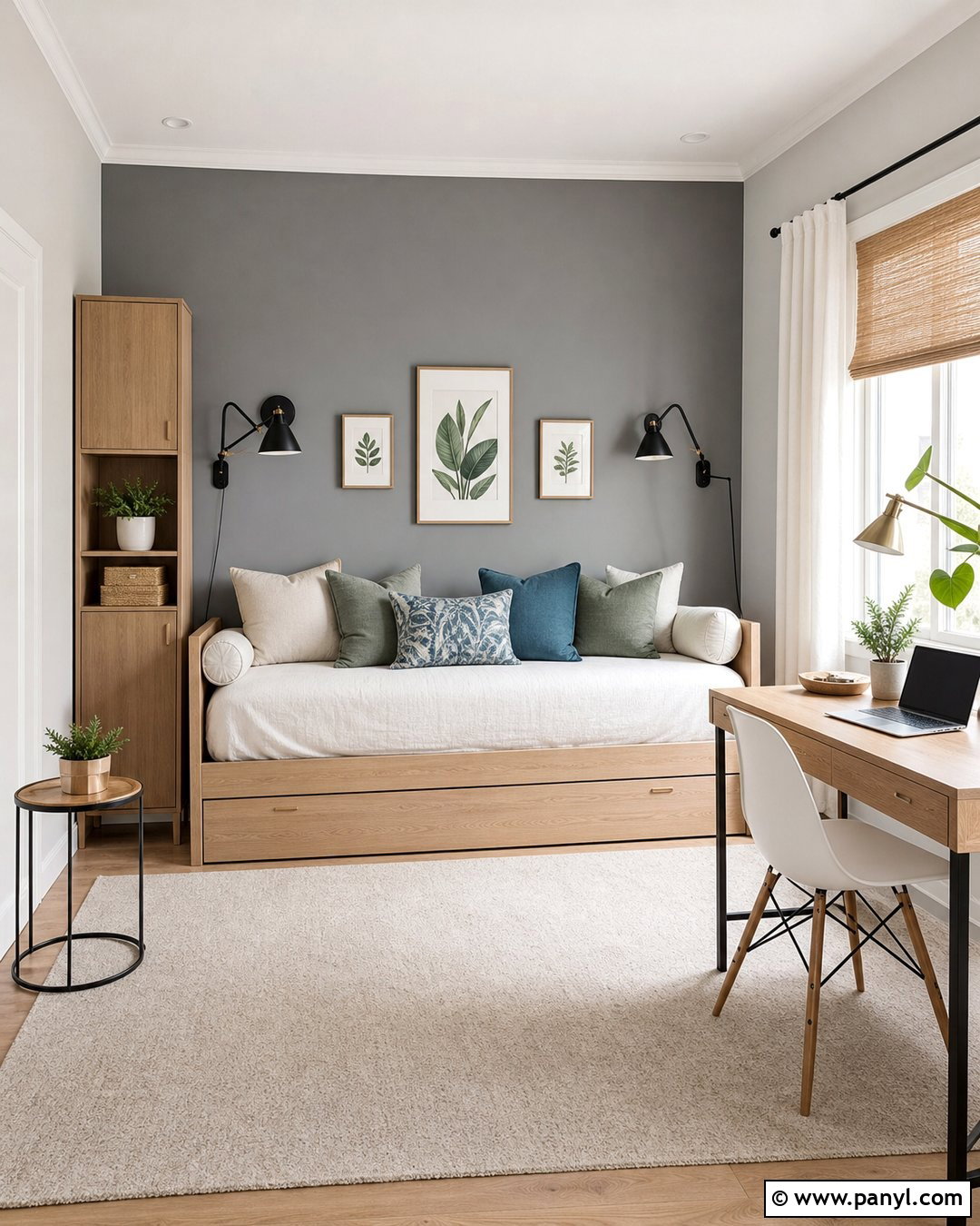 Gray Accent Wall Multipurpose Room - 20 Empty Room With Gray Accent Wall Ideas