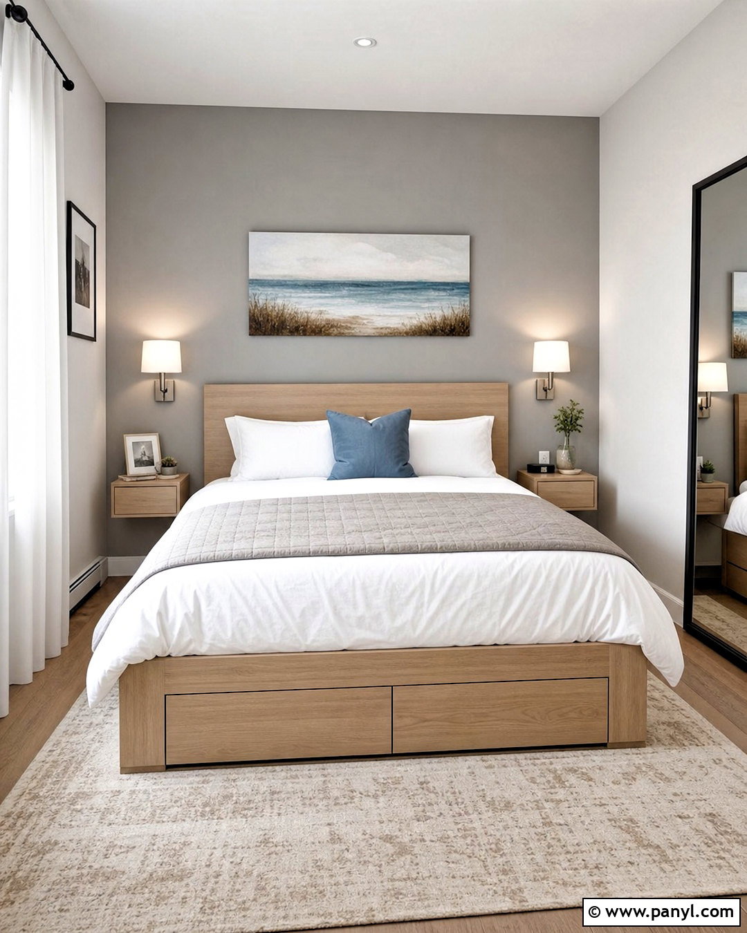 Gray Accent Wall Small Bedroom - 20 gray accent wall bedroom ideas