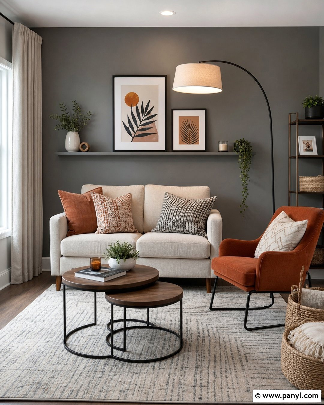 Gray Accent Wall Small Living Room - 20 Empty Room With Gray Accent Wall Ideas
