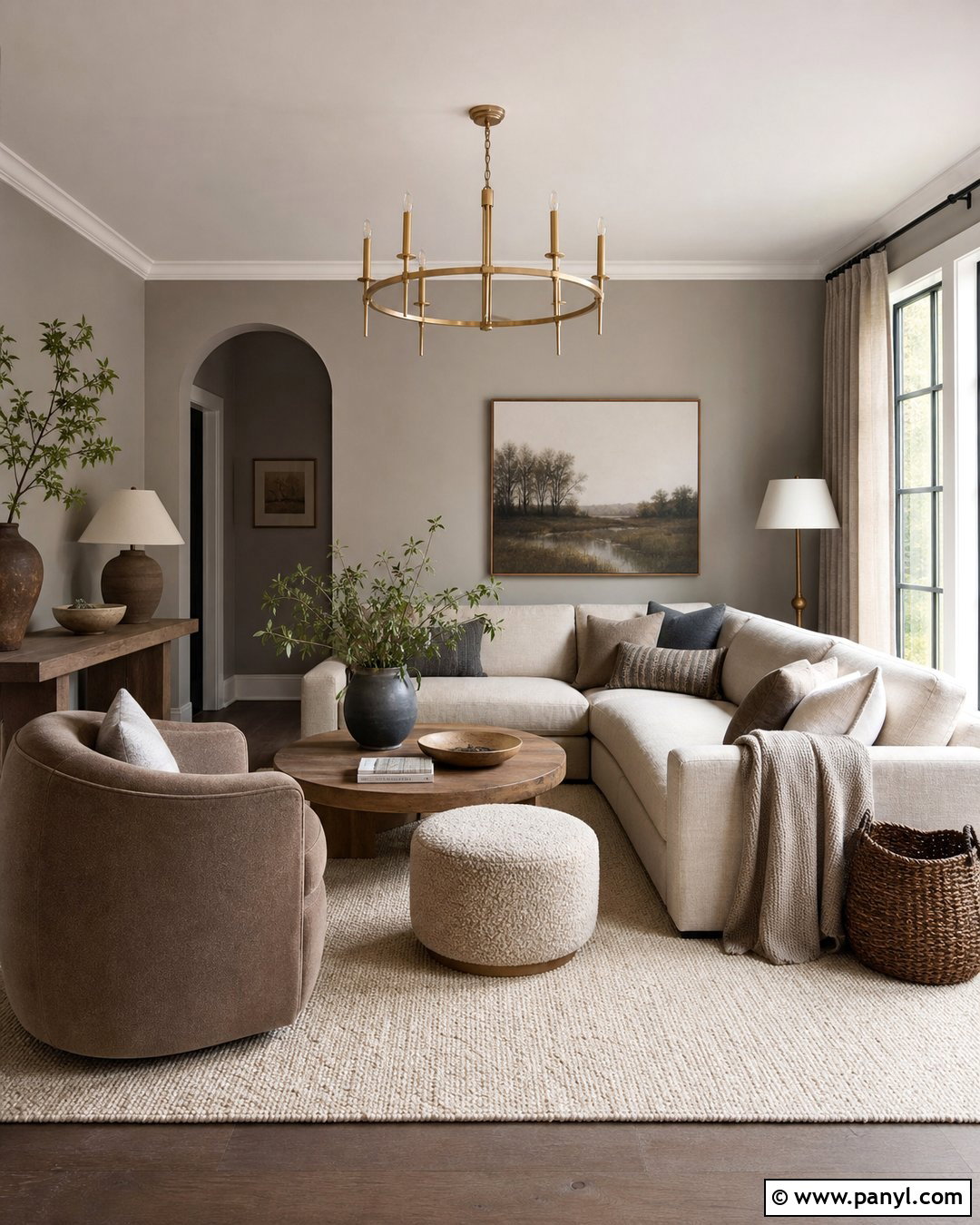 Gray And Beige Living Room - 30 gray wall room ideas