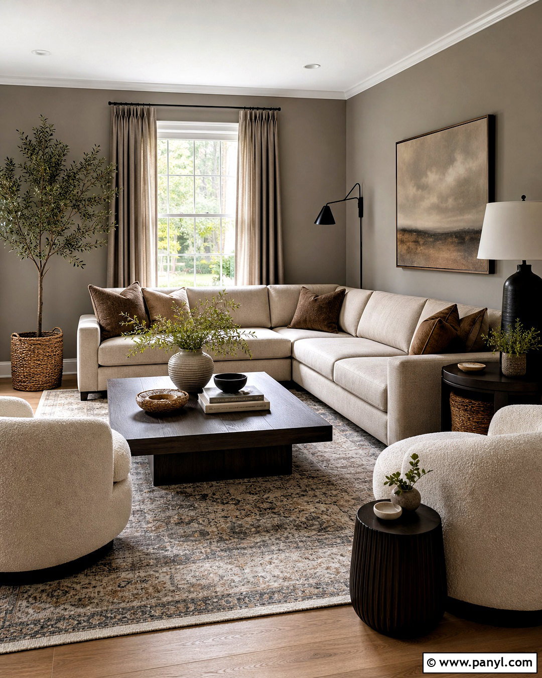 Gray And Beige Living Room - 20 gray interior design ideas