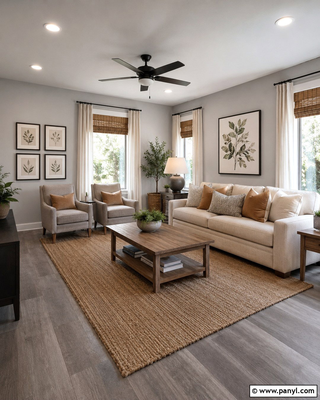 Gray And Beige Living Room - 20 Gray Walls Gray Floors