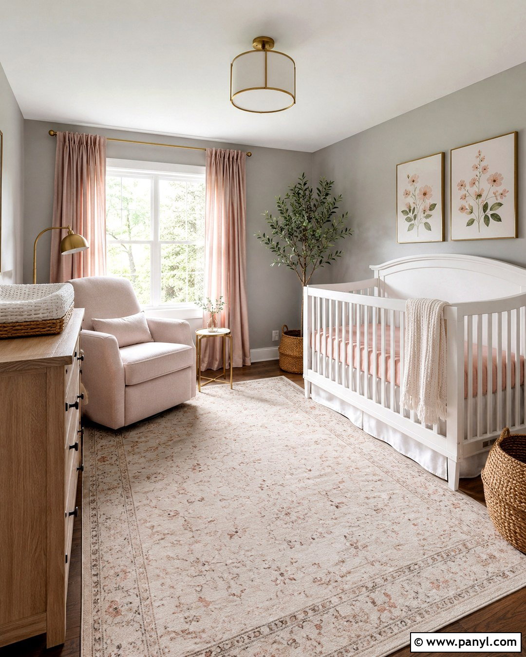 Gray And Blush Nursery - 20 Nursery With Gray Walls
