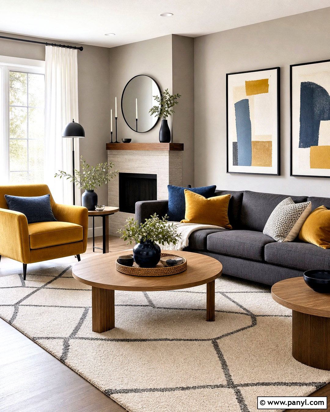 Gray And Mustard Sitting Room Color Scheme - 20 sitting room ideas color schemes