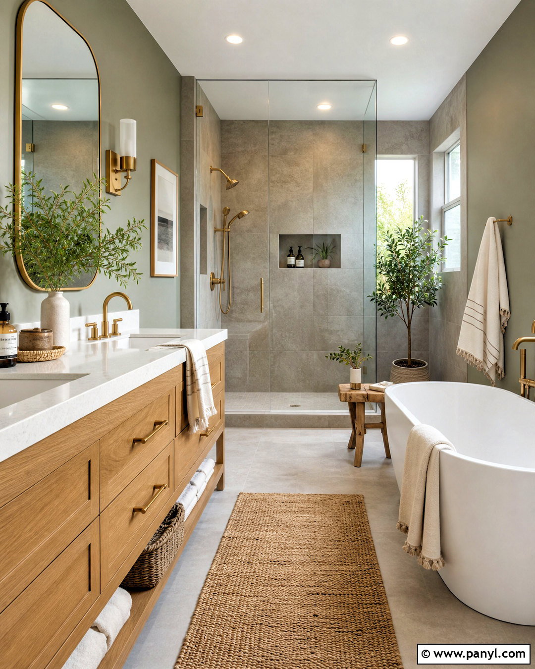 Gray And Sage Green Bathroom - 20 bathroom color schemes gray ideas