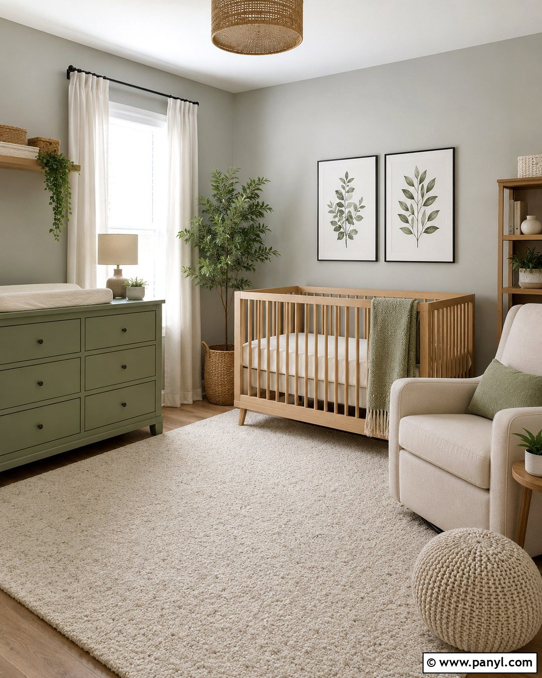 Gray And Sage Green Nursery - 20 Nursery With Gray Walls