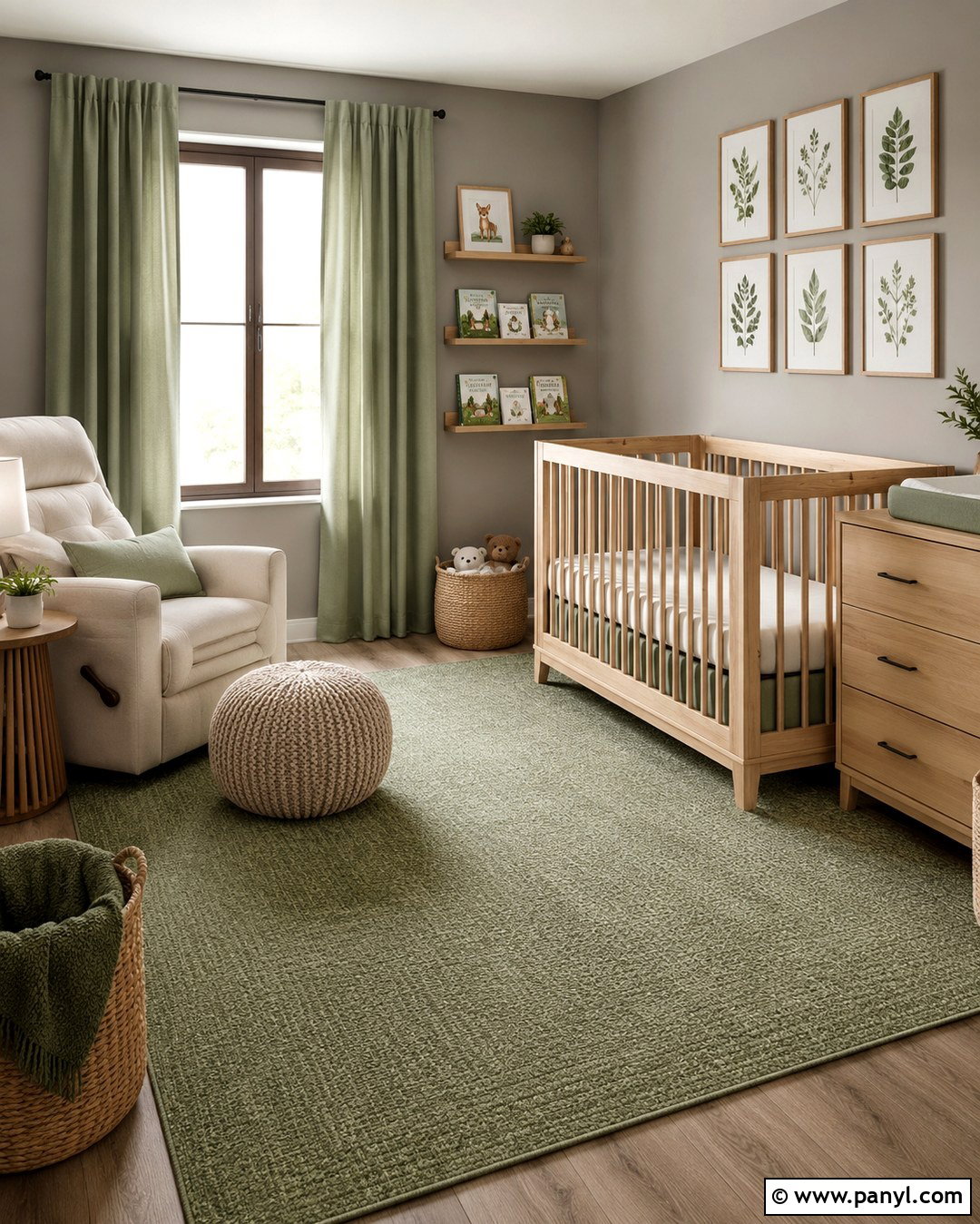 Gray And Sage Green Nursery - 20 Nursery Gray Walls
