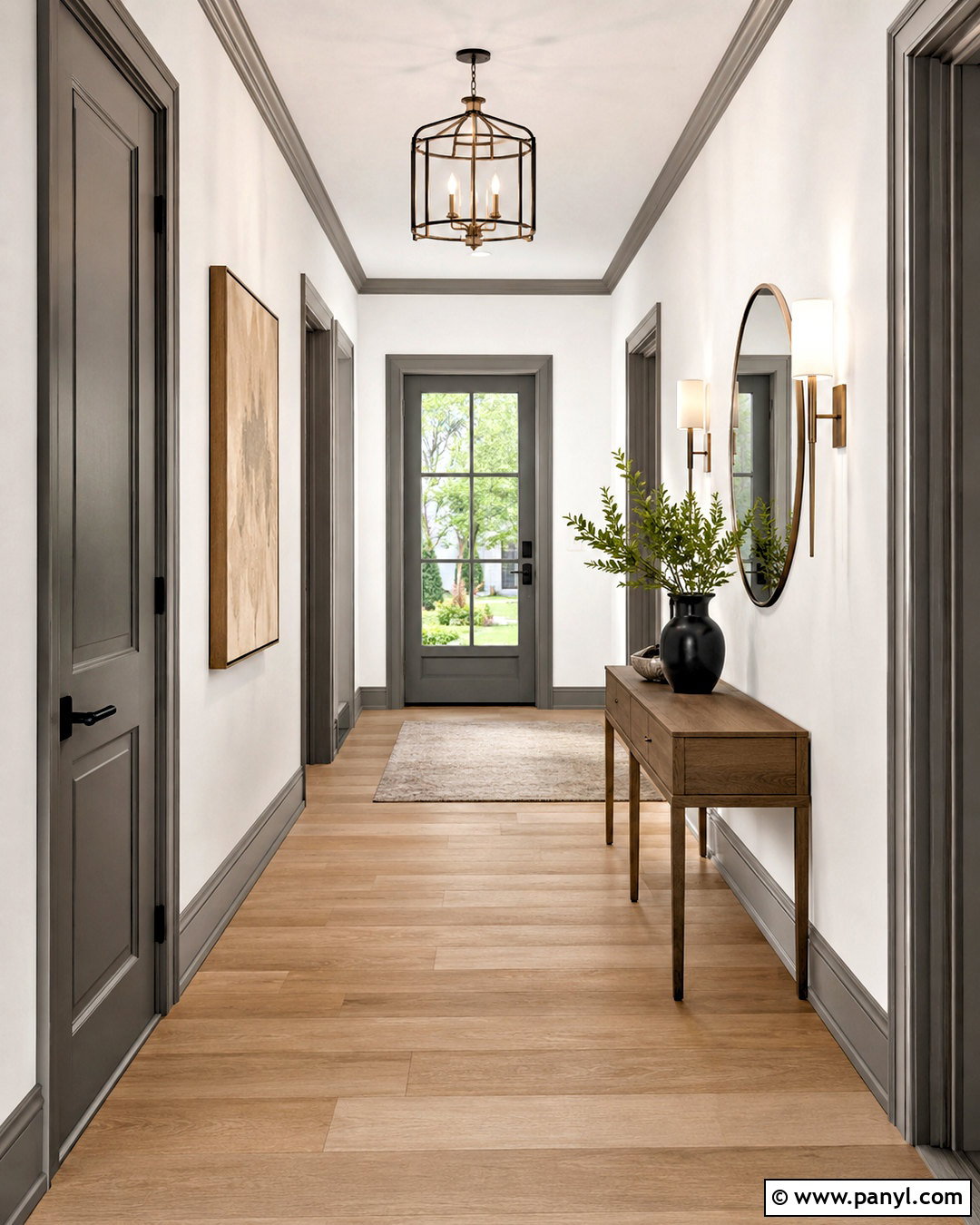 Gray Baseboards With White Walls - 20 modern baseboards and trim ideas