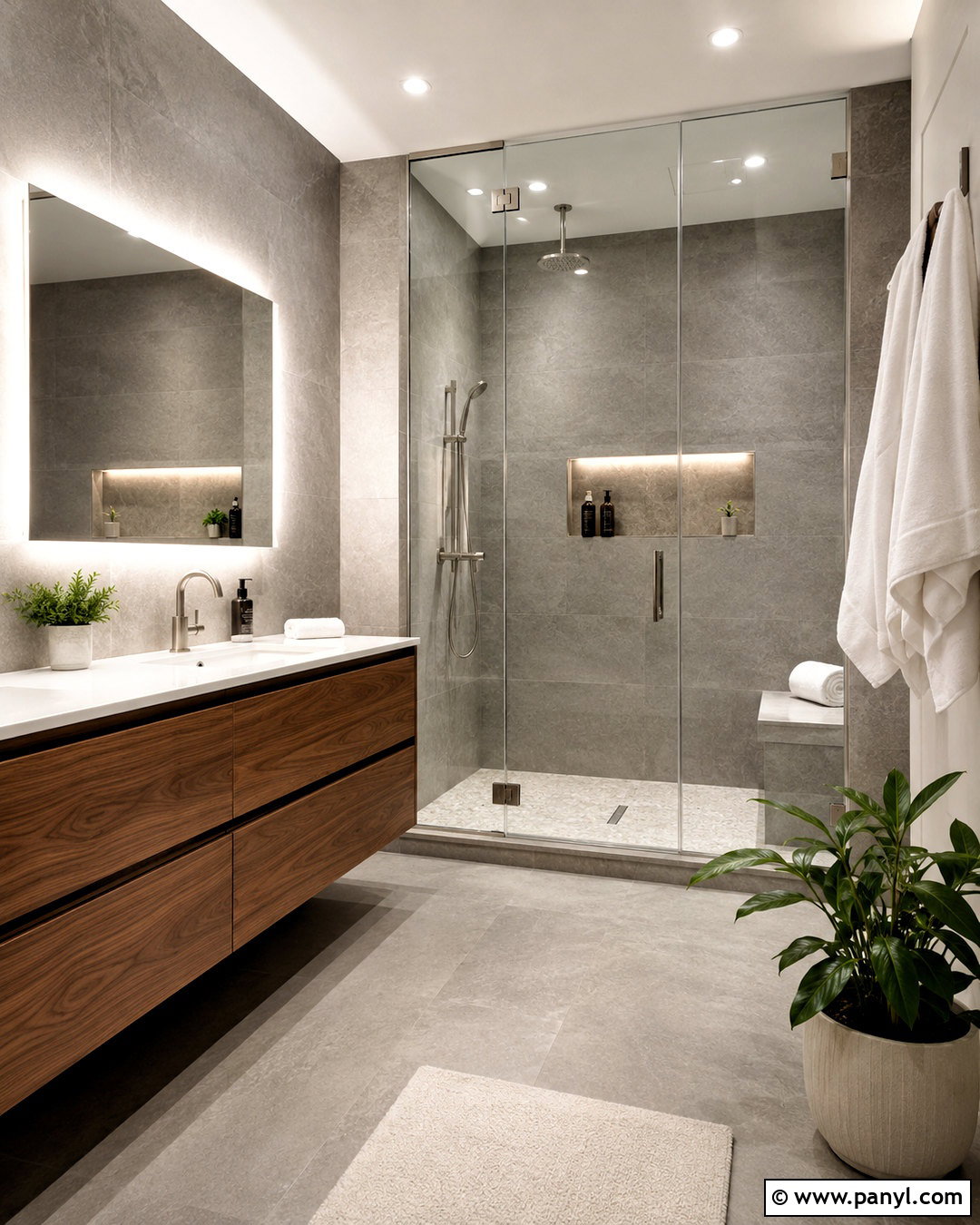 20 Modern Gray Bathroom Ideas for a Sleek, Serene Retreat
