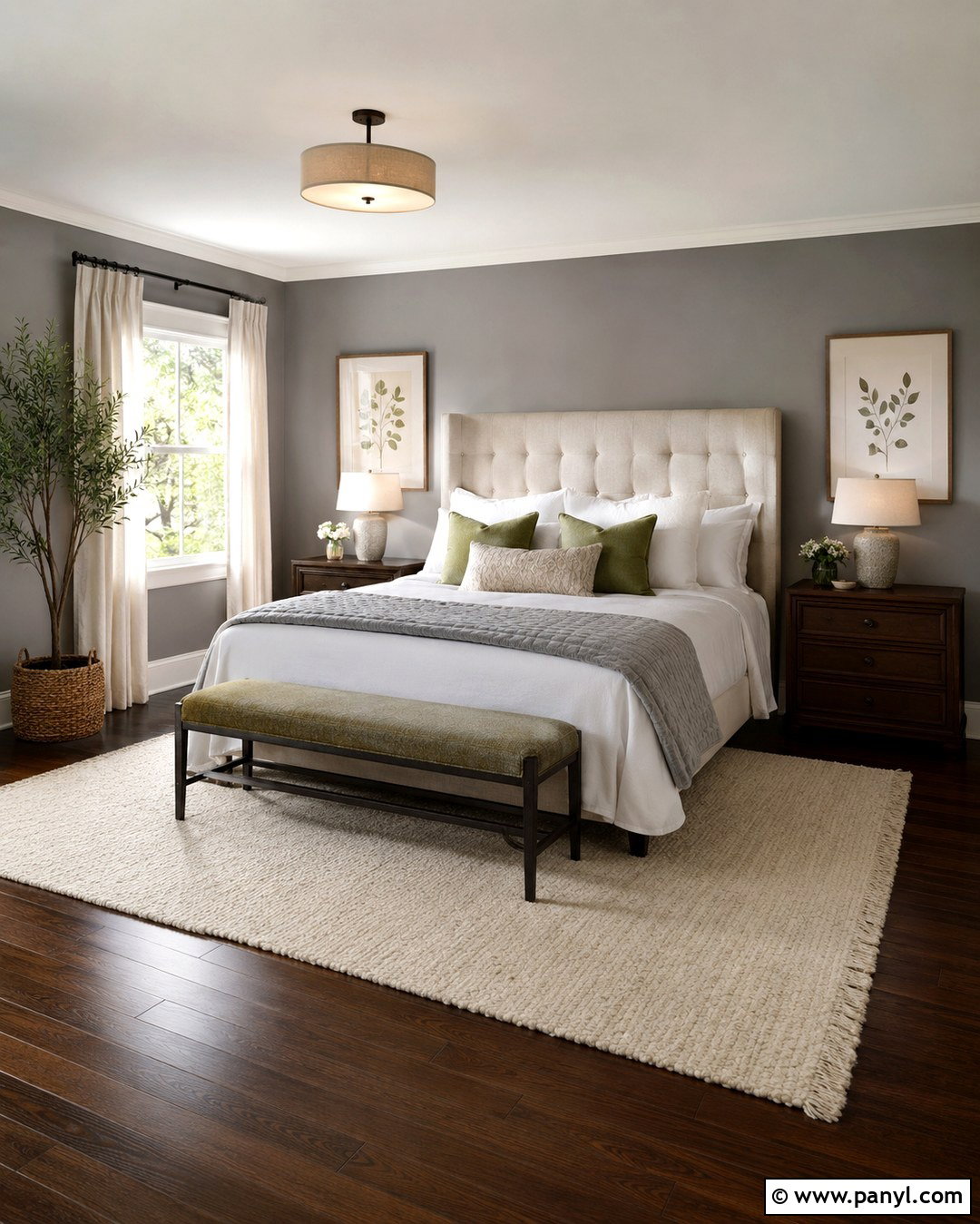 Gray Bedroom Walls With Dark Brown Floors - 20 Gray Walls Brown Floors