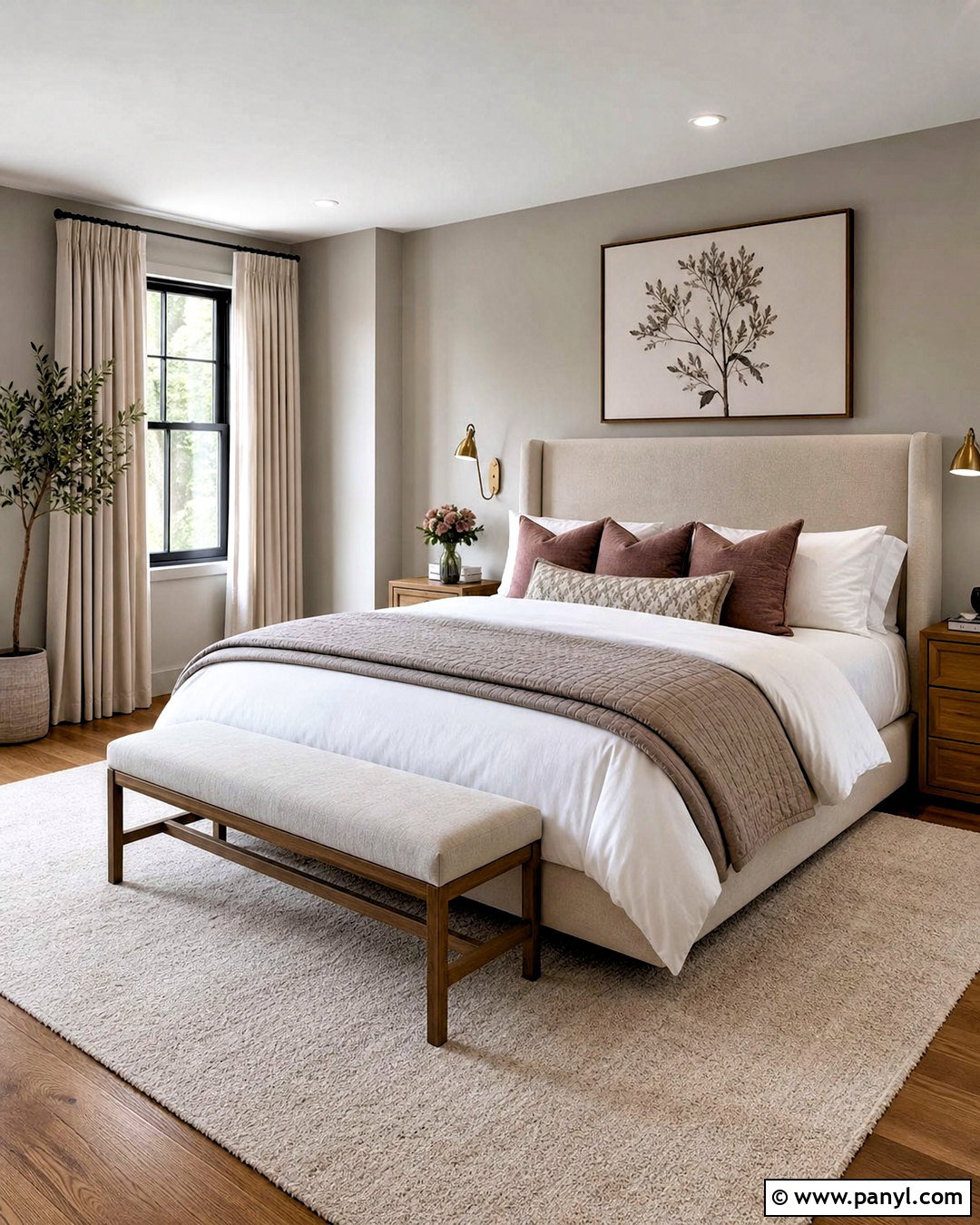 Gray Bedroom - 20 gray interior design ideas