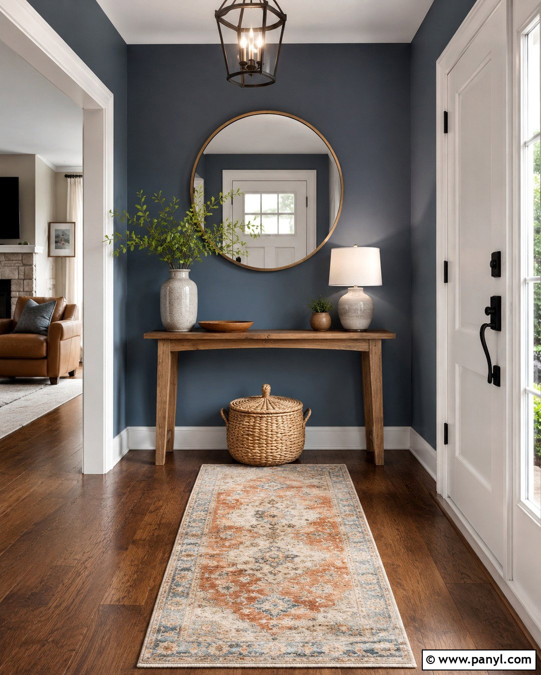 Gray Blue Entryway Accent Wall - 20 Gray Blue Accent Wall Ideas