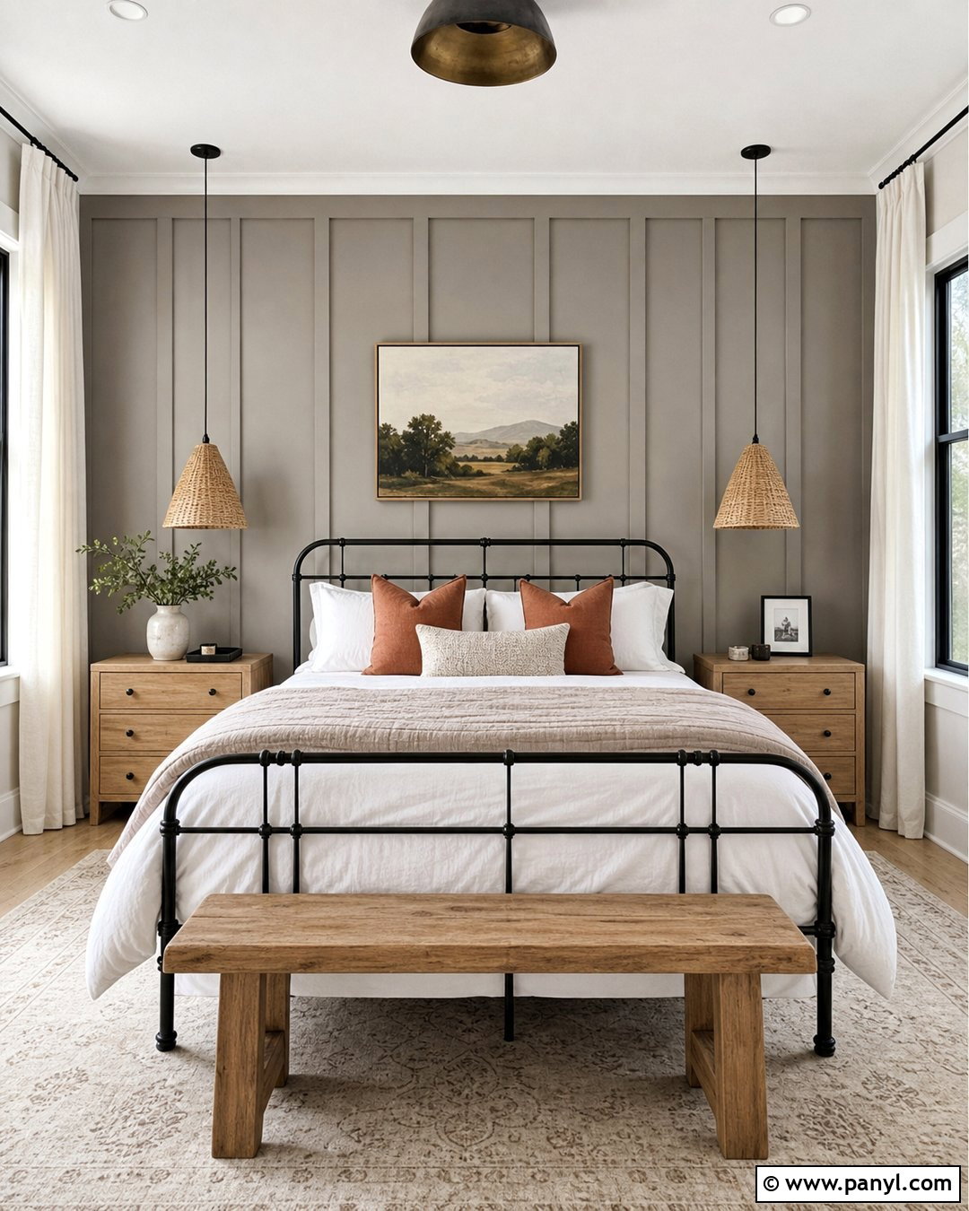 Gray Board And Batten Accent Wall - 20 Empty Room With Gray Accent Wall Ideas