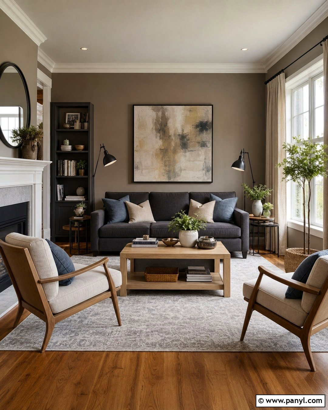 Gray Brown Living Room Walls - 30 brown painted walls
