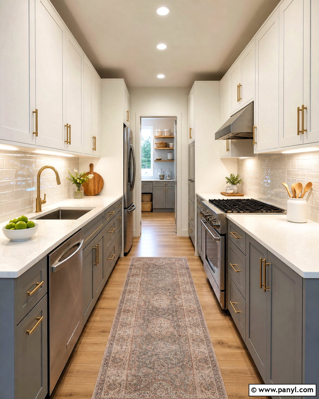 Gray Cabinets For A Galley Kitchen - 20 kitchen ideas grey cabinets