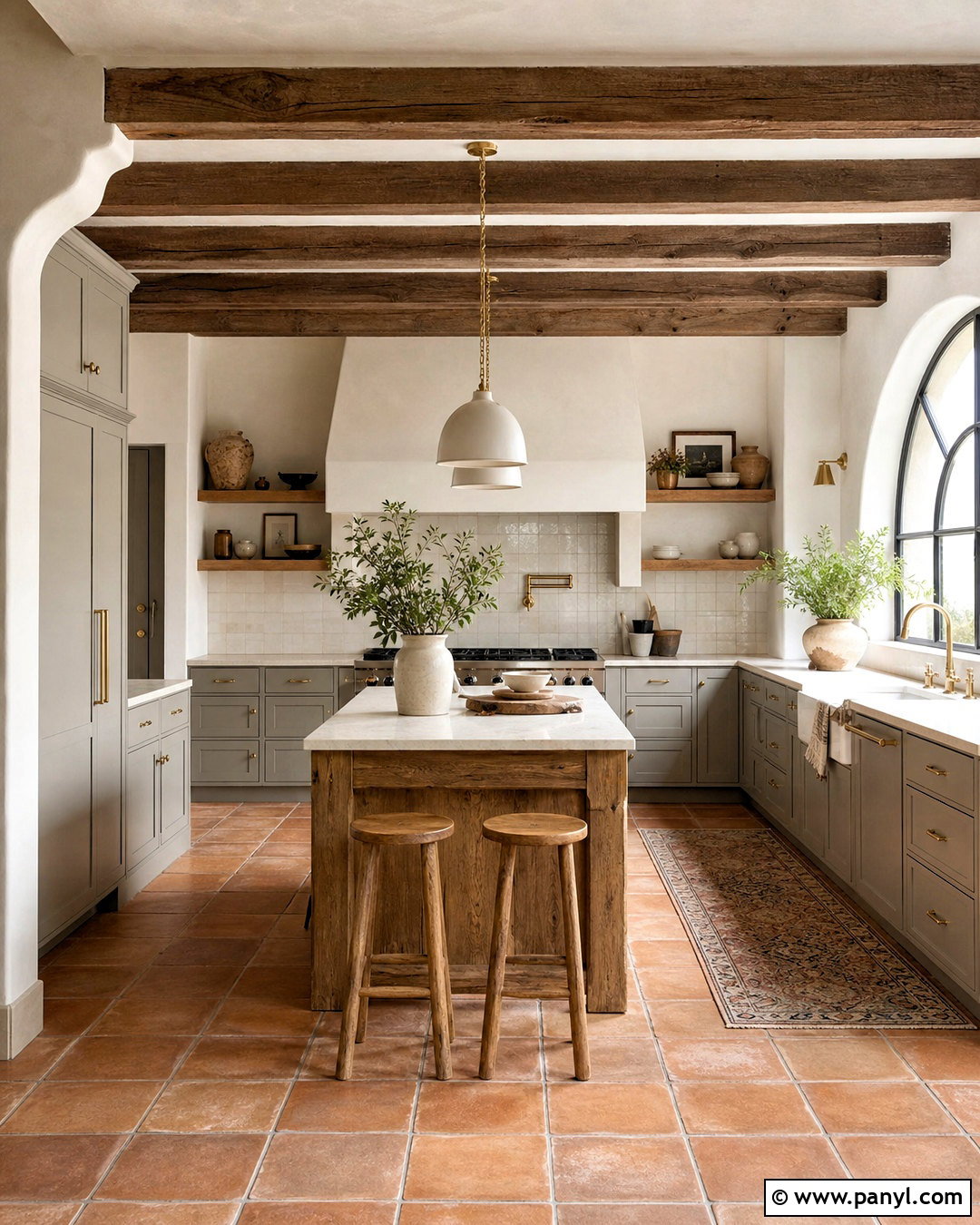 Gray Cabinets With Terracotta Floors - 20 kitchens with gray cabinets