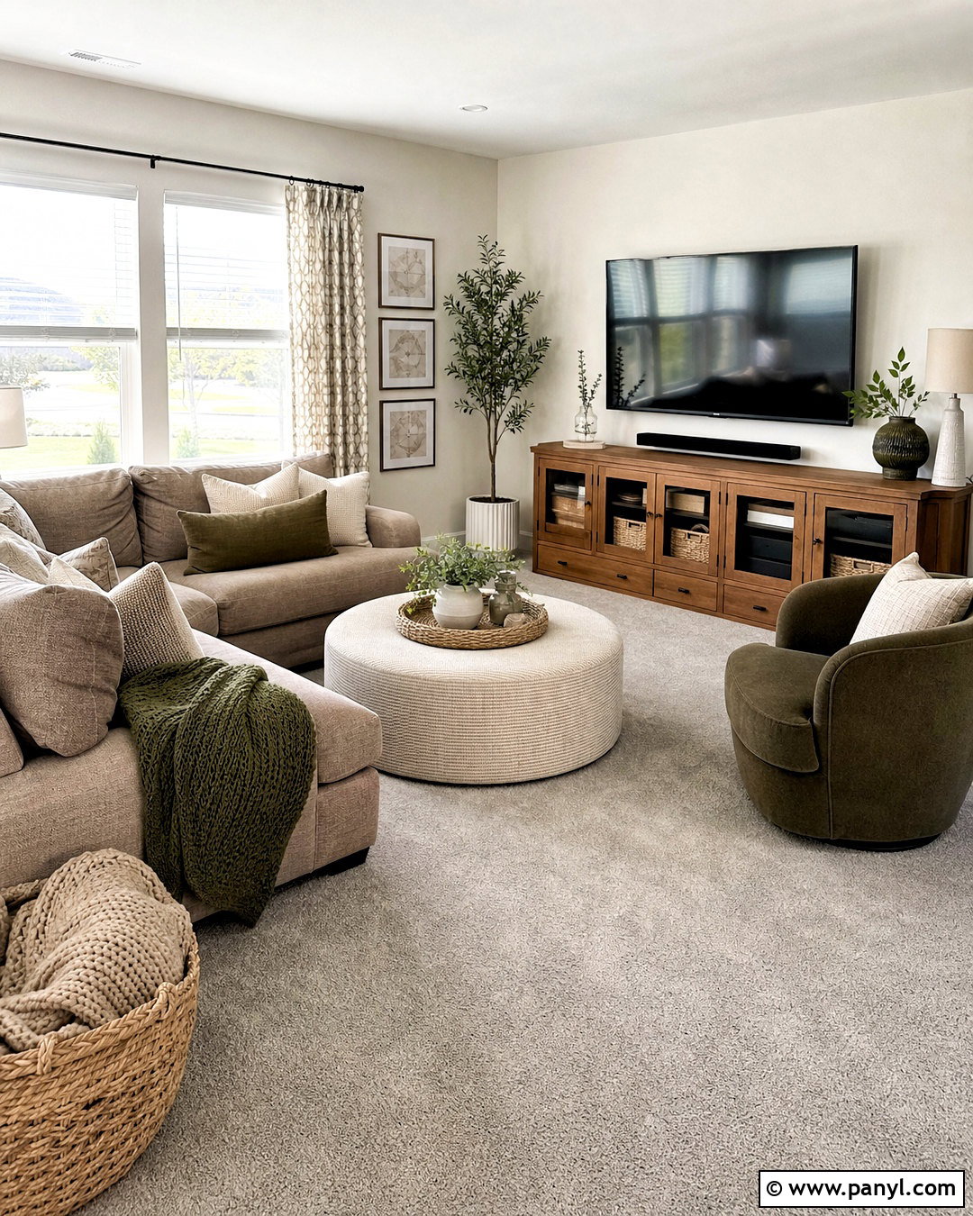 Gray Carpet Family Living Room - 20 gray carpet living room ideas