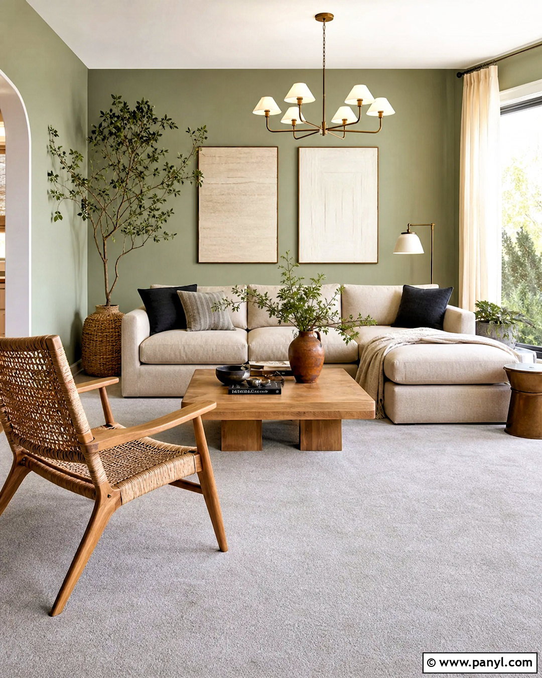 Gray Carpet With Sage Green Walls - 20 gray carpet living room ideas