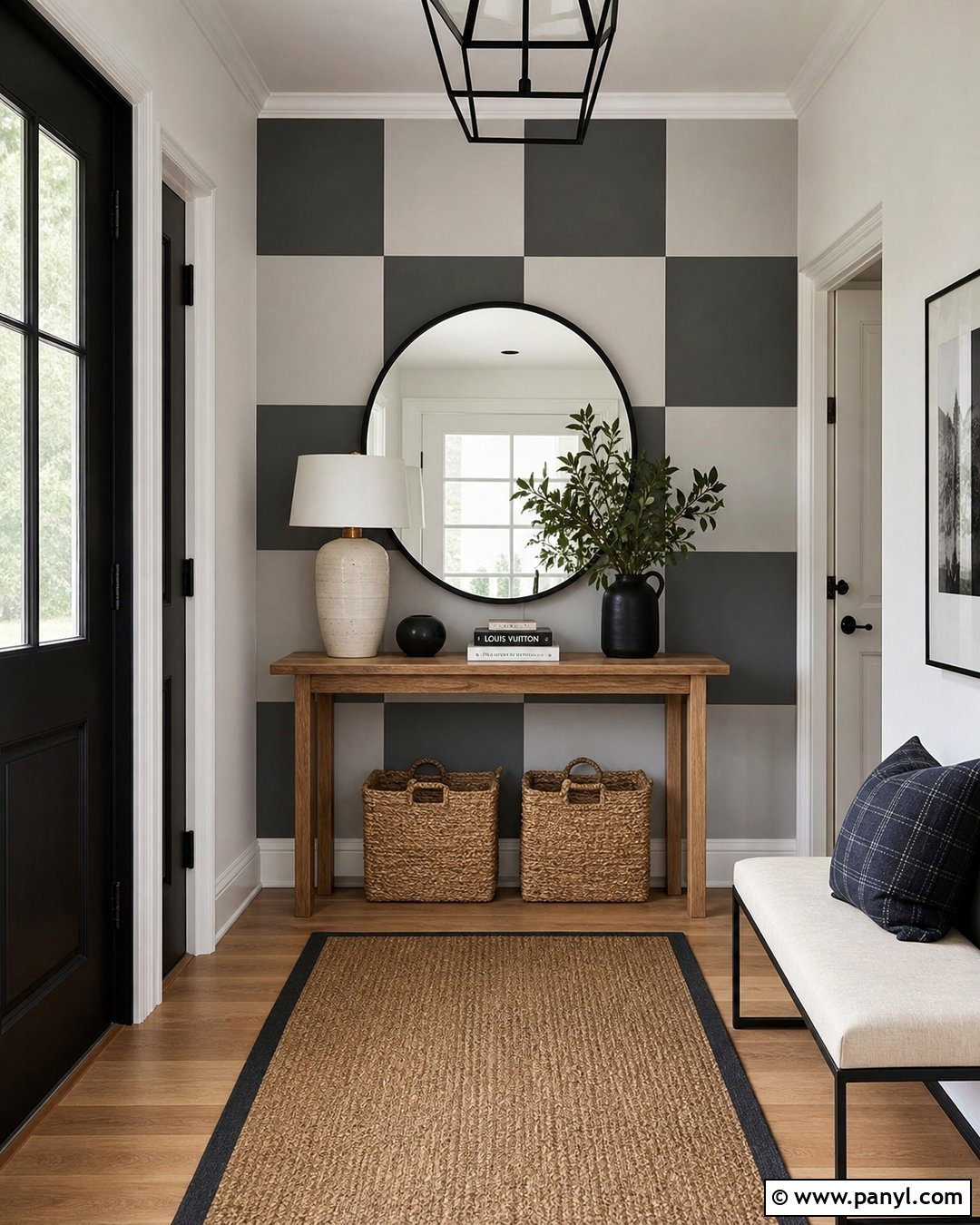 Gray Checkered Wall Paint - 30 checkered wall paint ideas