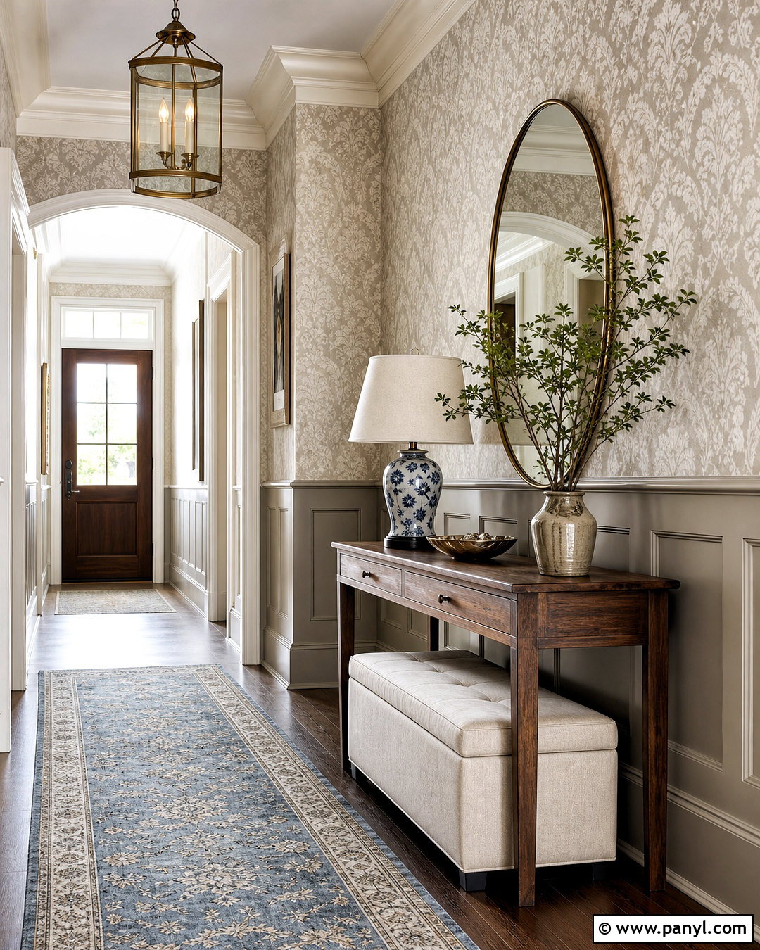 Gray Damask Entryway Wallpaper - 20 gray wallpaper ideas