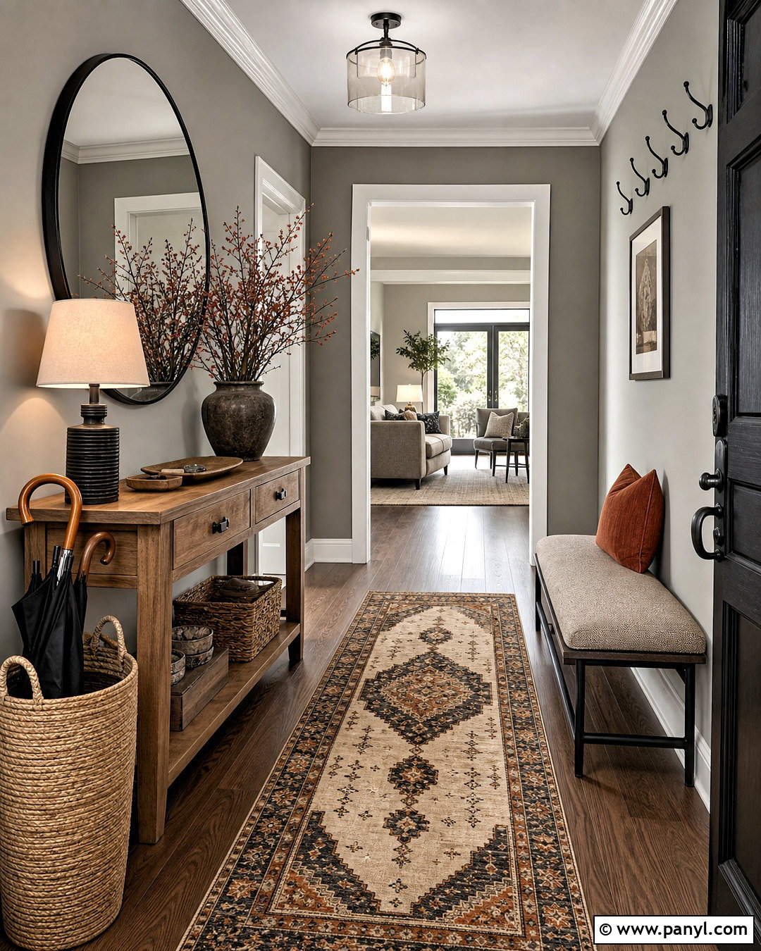 Gray Entryway - 20 gray interior design ideas