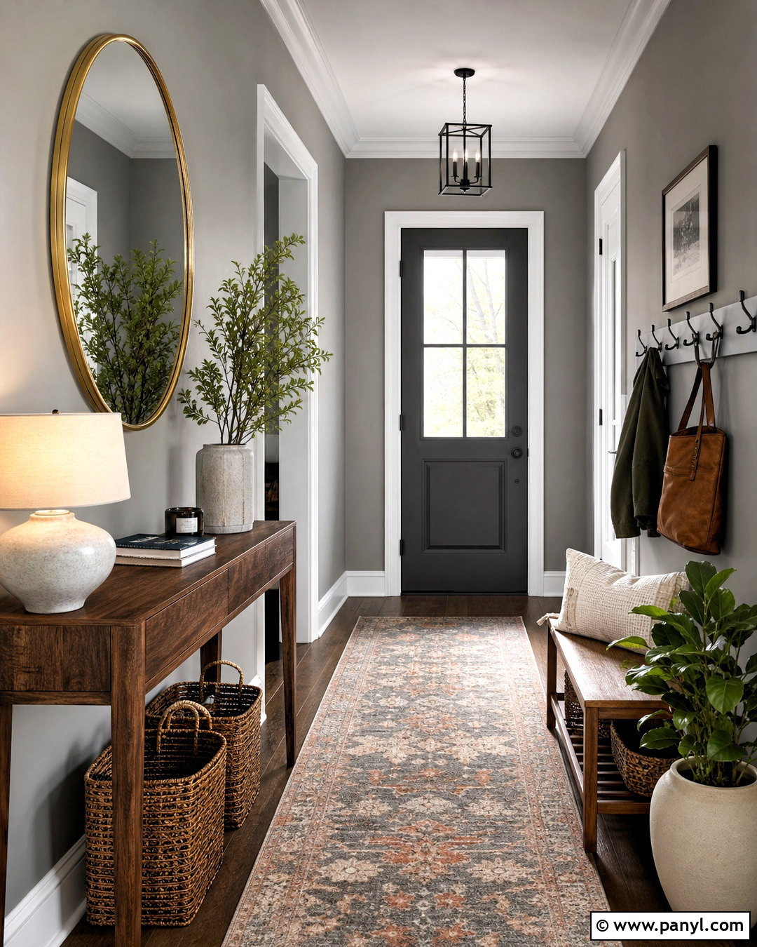 Gray Entryway - 20 gray room ideas