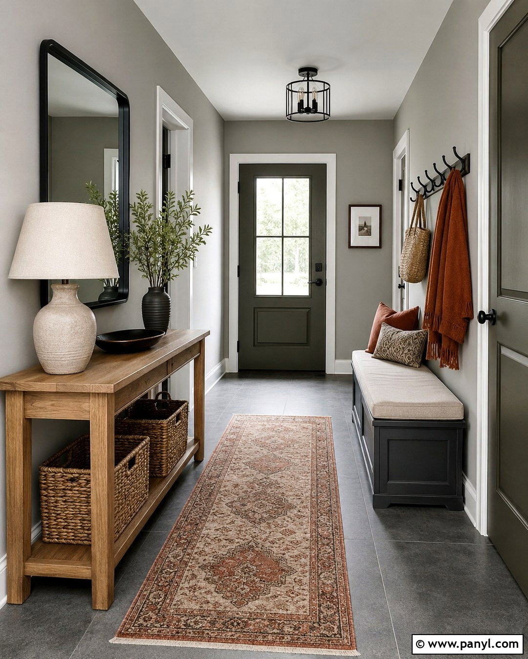 Gray Entryway - 20 Gray Walls Gray Floors