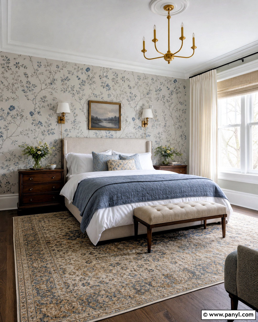 Gray Floral Bedroom Wallpaper - 20 gray wallpaper ideas