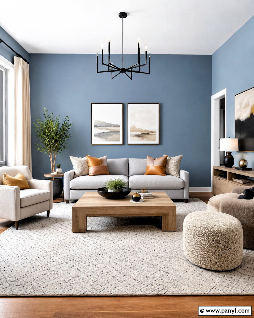 Gray Furniture With Light Blue Walls - 20 What Goes With Light Blue Walls